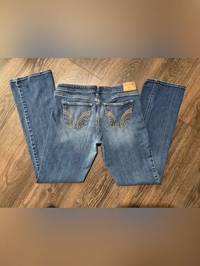 Hollister SoCal Stretch Bootcut Jeans Women’s Size 9R W29 L33 Dark Wash